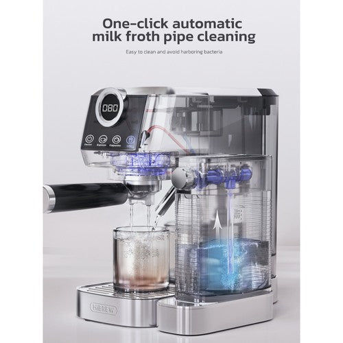 HiBREW H13A 3 in 1 Semi Automatic Coffee Machine, 6 Coffee Modes HiBREW H13A 3 in 1 Semi Automatic Coffee Machine, 6 Coffee Modes